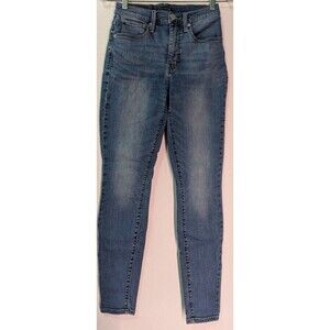 Lucky Brand Jeans Women's Size 6 Bridgette Skinny Dark Wash Mid Rise Denim (758m